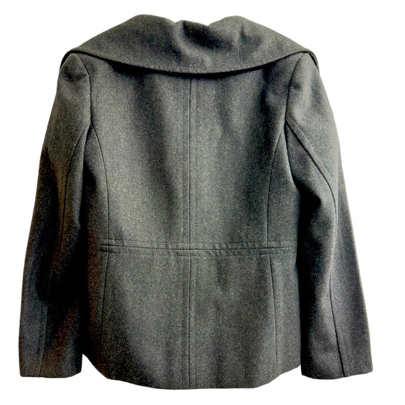 Nine West Charcoal Wool Pea Coat - Picture 2 of 5